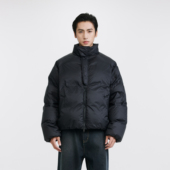 DIMC90白鸭绒短款 650蓬松度三防涂层保暖隔热廓形休闲外套 羽绒服