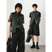 新款 DIMC男女装 夏季 防晒马甲 潮流格纹男女外套 速干轻薄透气无袖