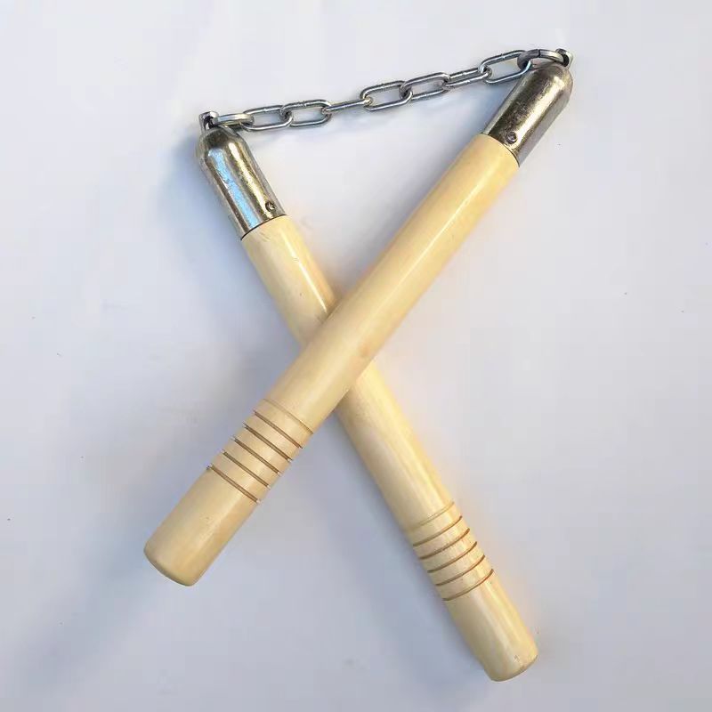 木质实木木头木成人儿童两二截双节棍训练李小龙表演初学者