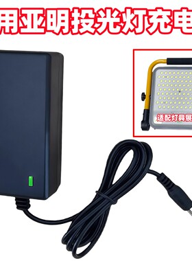 适用亚明照明充电器线投光灯手提灯圆孔100W 200W 300W IP65 IP66