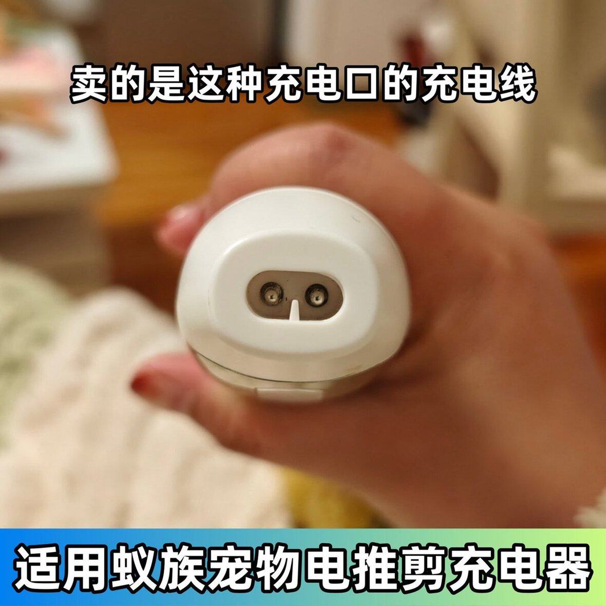 适用蚁族宠物电推剪充电线S01/S02/S03/S05狗狗剃毛器充电器配件图片