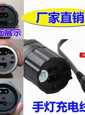 直充220V手电筒充电线