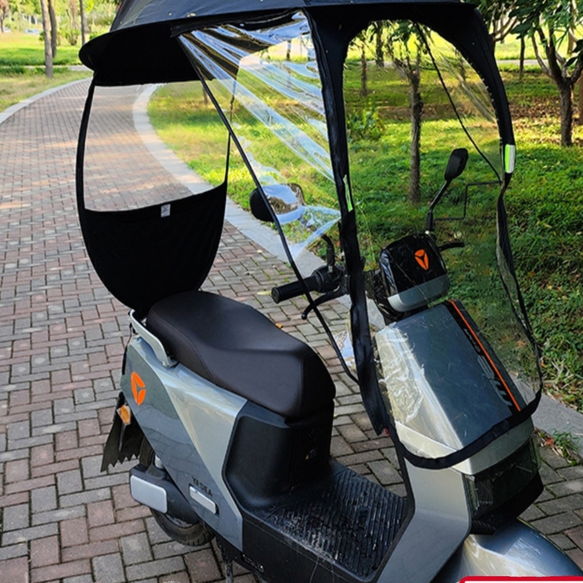 电动车雨棚蓬篷新款自行车遮阳蓬摩托车电瓶车挡风罩防晒挡雨车伞