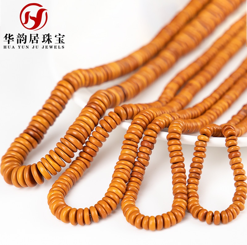 大捡漏 橄榄核圆边隔片垫片散珠竹节手工各种手饰项饰品配件批发