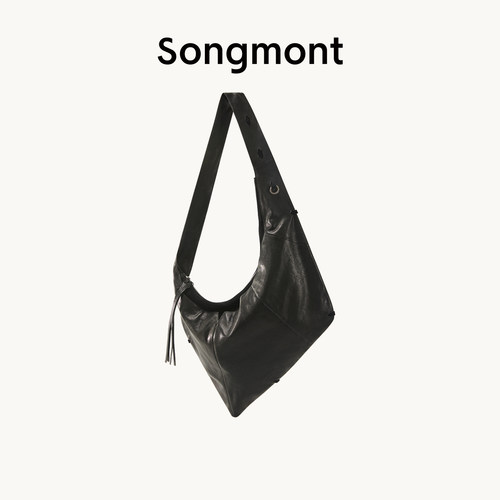 【姜思达同款】Songmont山下有松破壳系列种壳包中性斜挎hobo包