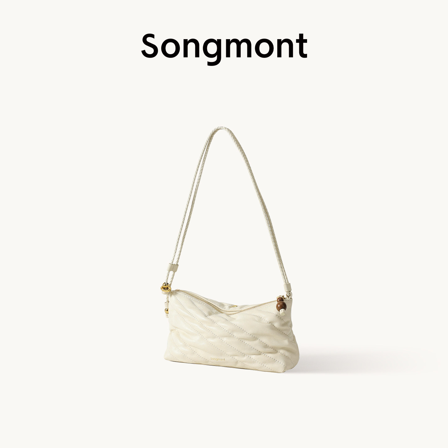 Songmont山下有松滩时麻将包迷你牛皮腋下单肩斜挎小手机包婚包女