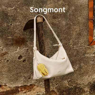 Songmont循迹浅行hobo包植鞣羊皮
