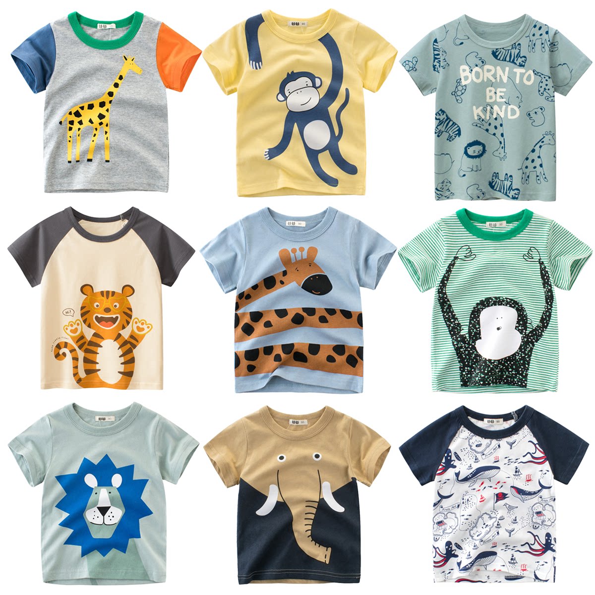 27kids品牌特价纯棉T恤短袖男童图片