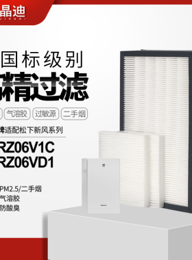 适配松下壁挂新风机过滤网FV-FP06V1C高效中效初效滤芯FV-RZ06VD1