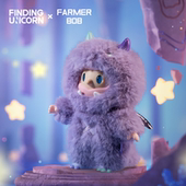寻找独角兽FARMER 3代新品 BOB幻龙秘境搪胶系列毛绒端盒送礼