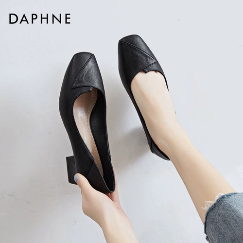 Черные туфли на высоком каблуке на высоком каблуке для матери, 2026 года, осенние