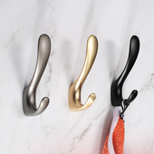 衣帽钩轻奢挂衣钩单个壁挂墙壁玄关衣服极简进门鞋 柜格栅挂钩高端