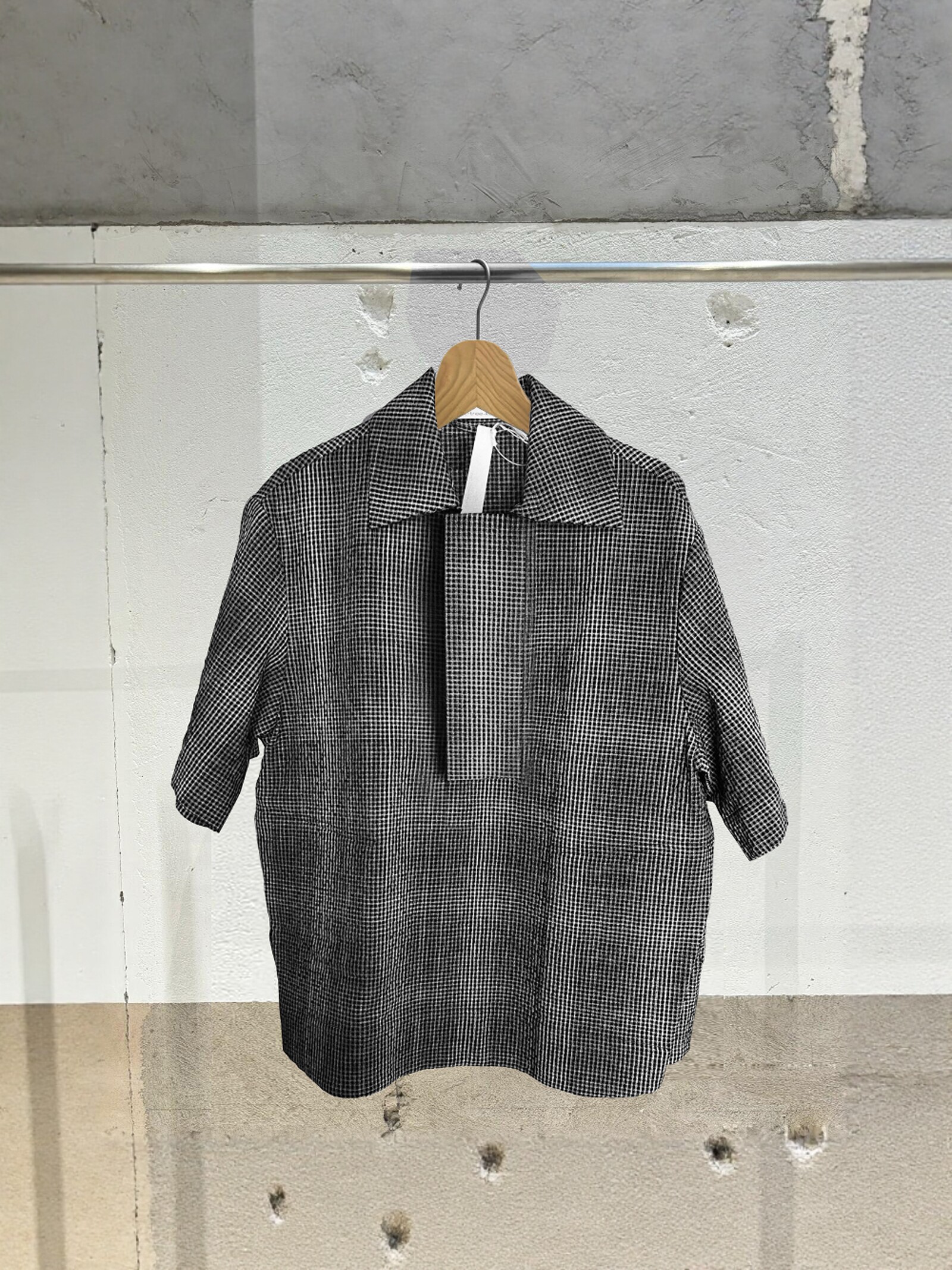 PTK风格 25SS琉森衬衫 格纹 特殊面料 肌理感lucerne shirt