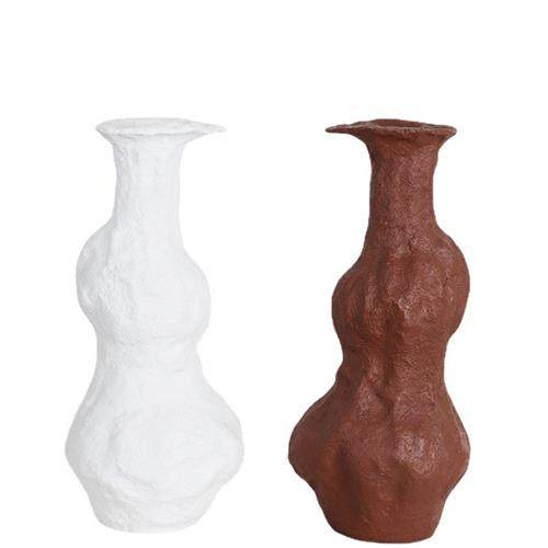 ins风北欧式树脂花瓶插花复古家居摆件民宿咖啡馆工作室装饰简约