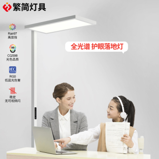 繁简全光谱护眼落地儿童学习专用写作业学生书桌台灯阅读灯大路灯