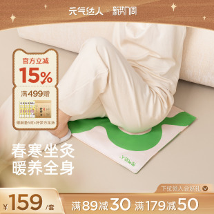 元 气达人艾灸坐垫艾草艾绒艾灸随身灸冬寒护腰臀蒲团发热仪坐灸垫