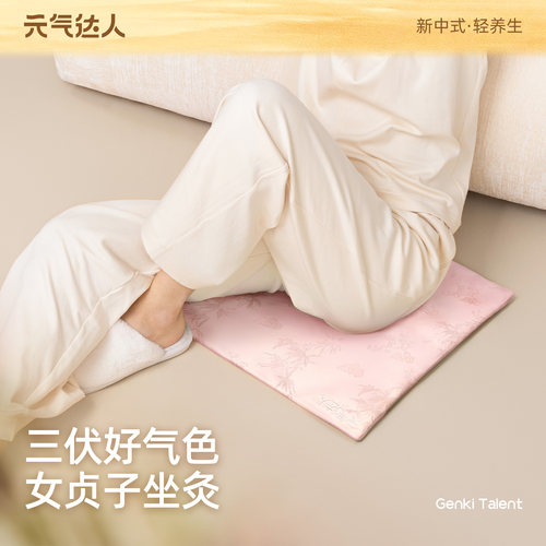 元气达人女贞子艾草电热艾灸坐垫