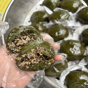田艾粄手工青团梅州客家特产美食鼠曲草糕点糯米糍粑艾草蒿子粑粑