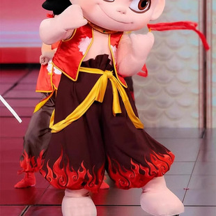 定制哪吒卡通人偶服装现货人穿行走表演道具动漫成人敖丙玩偶服装