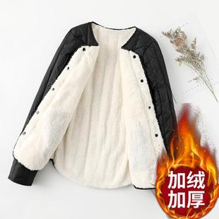 新款护士夜班值班棉服医生羽绒棉服冬天内穿小棉袄内胆棉衣女短款