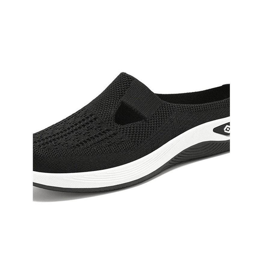 半拖女鞋百搭休闲鞋透气包头拖鞋一脚蹬懒人鞋网面软底单鞋妈妈女,女鞋,网面鞋,淘宝优惠券,粉丝福利购,淘宝优惠卷