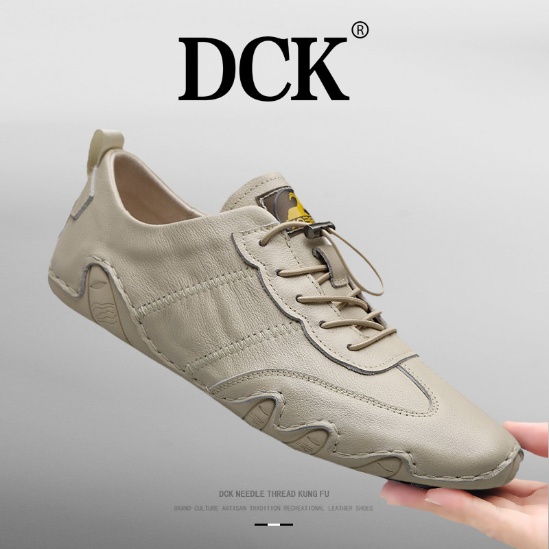 DCK 램 조인트 남성 신발 겨울 남성 캐주얼 가죽 신발 가죽 스포츠 흰색 신발 남성 여행 신발 남성 유행 신발