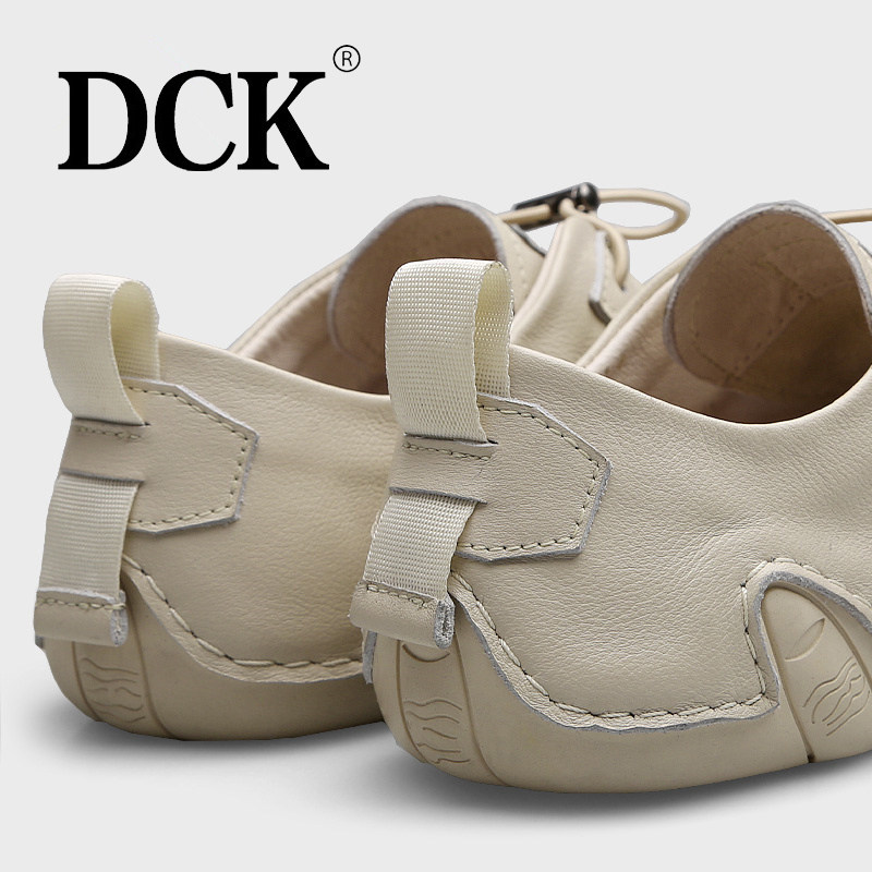 DCK 램 조인트 남성 신발 겨울 남성 캐주얼 가죽 신발 가죽 스포츠 흰색 신발 남성 여행 신발 남성 유행 신발