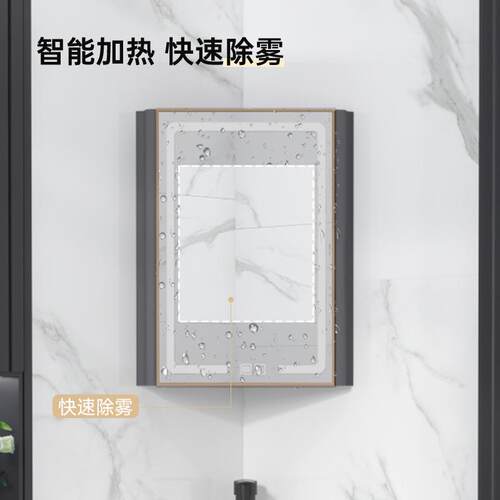 三角形浴室柜合组挂式洗手F767596T盆陶瓷小型户迷你转角阳台墙小