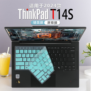 适用于联想ThinkPad T14S键盘膜屏幕膜2024款AI智能电脑ThinkPadT14S Gen6按键保护膜14寸ThinkPad屏幕保护膜