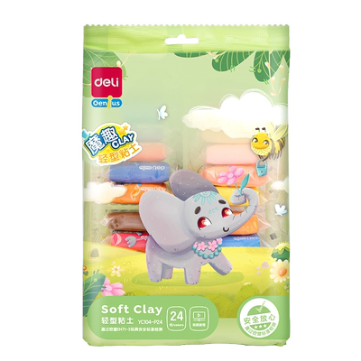 得力轻型粘土幼儿园橡皮