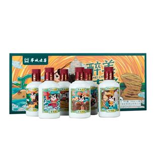 宁城老窖纯粮白酒醉美赤峰42度290ml*6瓶绵柔浓香型礼盒装收藏酒