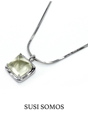 SUSISOMOS糖塔水晶项链闫桉同款