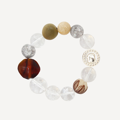 SUSISOMOS白阿塞水晶手串汪卓成