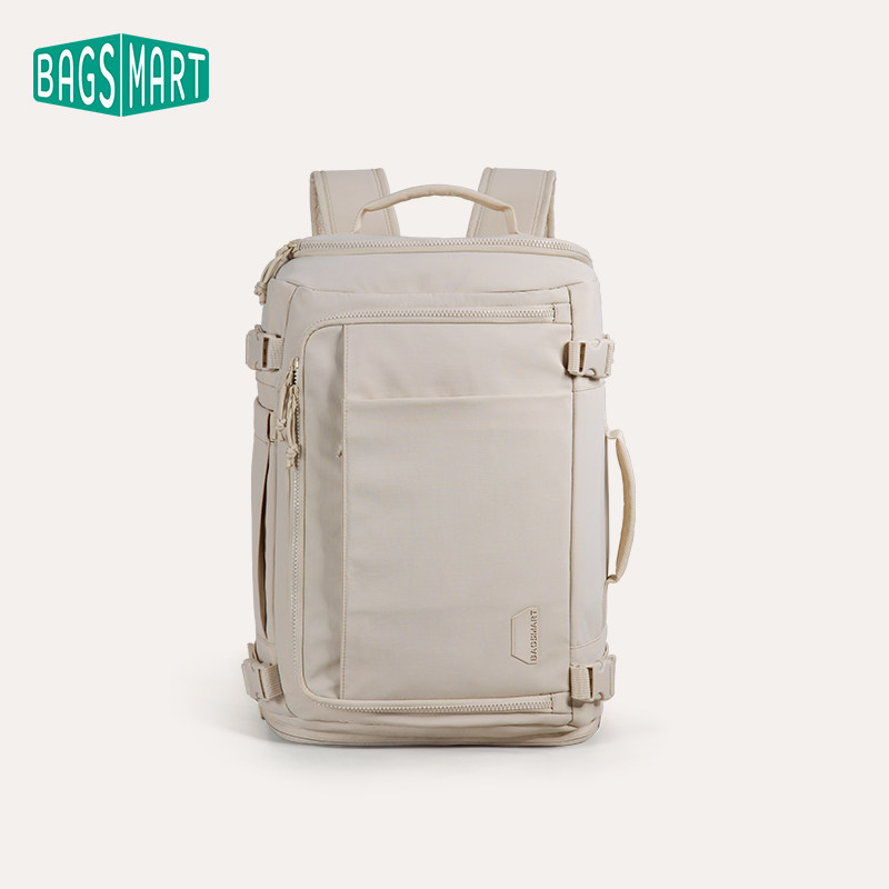 【明星同款】bagsmart旅行双肩包大容量随行仓背包轻便出差电脑包