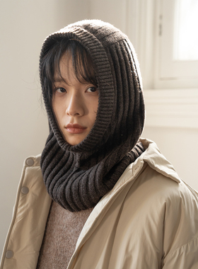 WHIMIN RWS特细美利奴羊毛巴拉克拉法帽针织帽头套