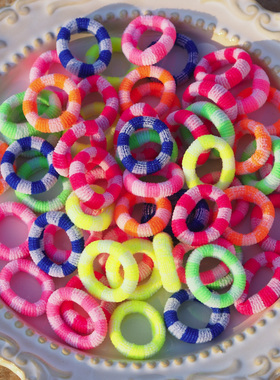 儿童头绳发圈宝宝皮筋加厚2025新款ins风高颜值毛巾圈百搭幼儿园