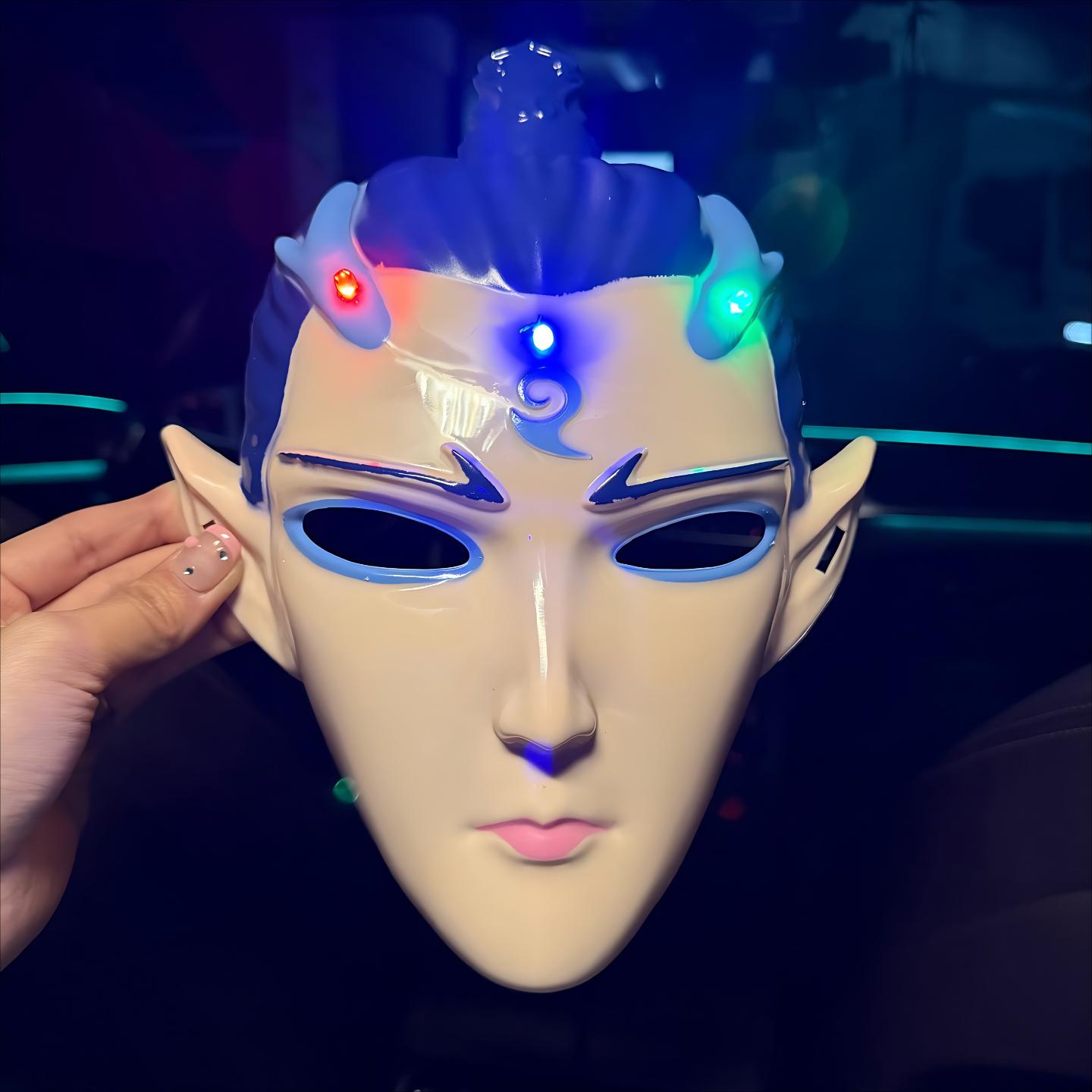 发光哪吒儿童玩具面具儿童节表演