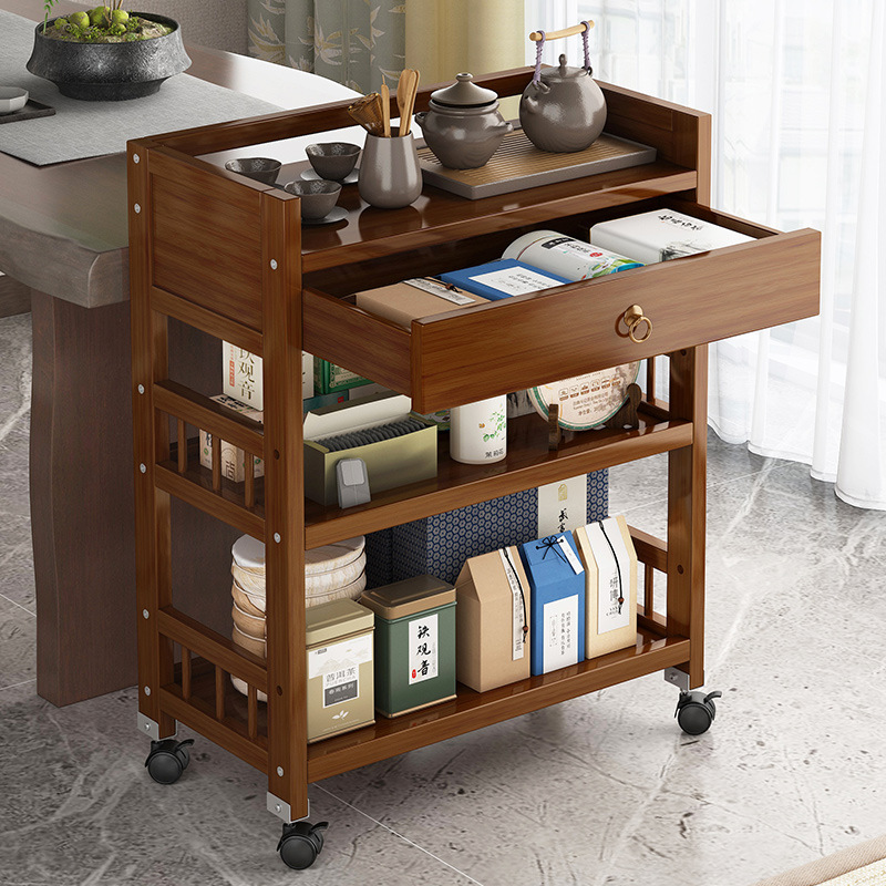 多功能移动推车收纳架置物架边几