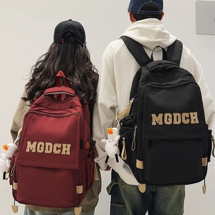 初高中学生书包2025新款初中生书包男款女生学生书包高中生防水耐脏男生高颜值大容量结实耐用超轻便双肩背