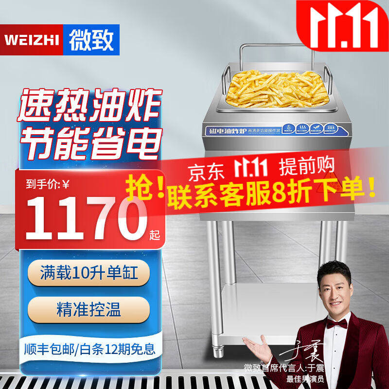 微致(WEIZHI)电炸炉商用台式电炸锅商用智能油烟净化薯条炸串油炸属于什么档次？