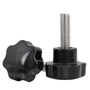 七星胶头加大星形把手柄螺丝胶木梅花手拧螺栓旋钮顶丝M5M6M8M10