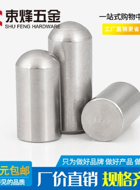 M5M6M8M10PCB不锈钢定位销圆头销滚子针圆柱销销针实心销钉PIN