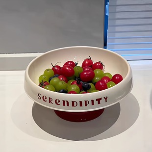 多巴胺水果盘家用厨房水洗可沥水果篮糖果摆放盘备婚喜庆乔迁礼物