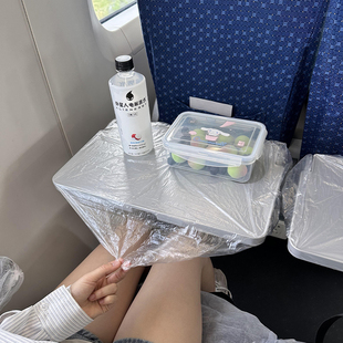 【拯救洁癖好物】旅游出行小桌板隔脏膜高铁一次性座套防菌隔脏垫