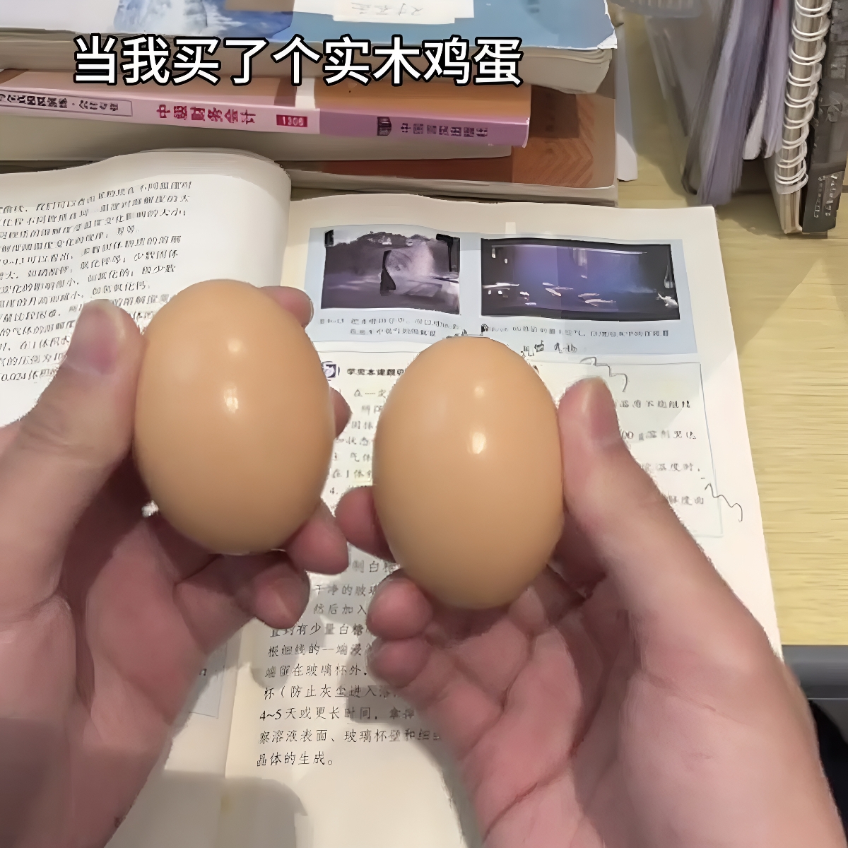 整蛊实木仿真鸡蛋diy涂鸦彩蛋