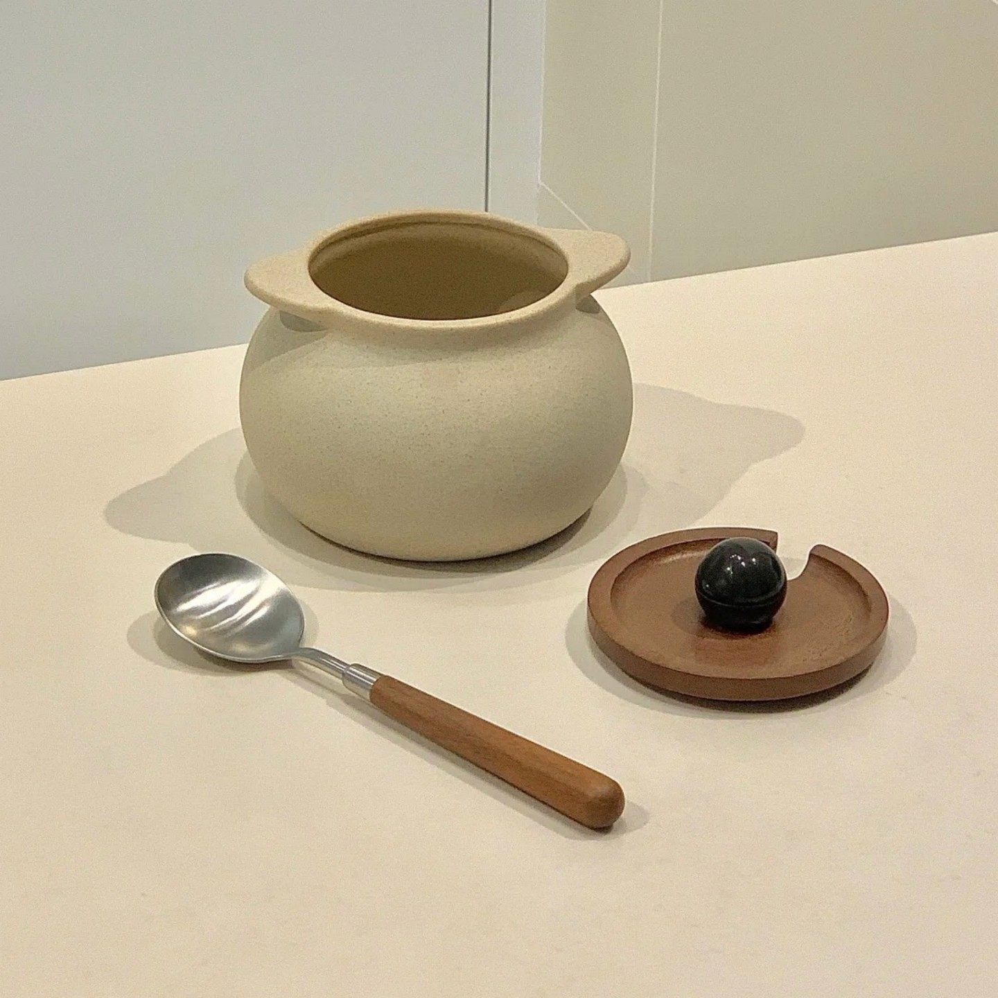 【新家的仪式感】猪油罐家用高颜值陶瓷耐高温食品级带盖带勺,厨房/烹饪用具,调味瓶罐/调料研磨器,淘宝优惠券,粉丝福利购,淘宝优惠卷