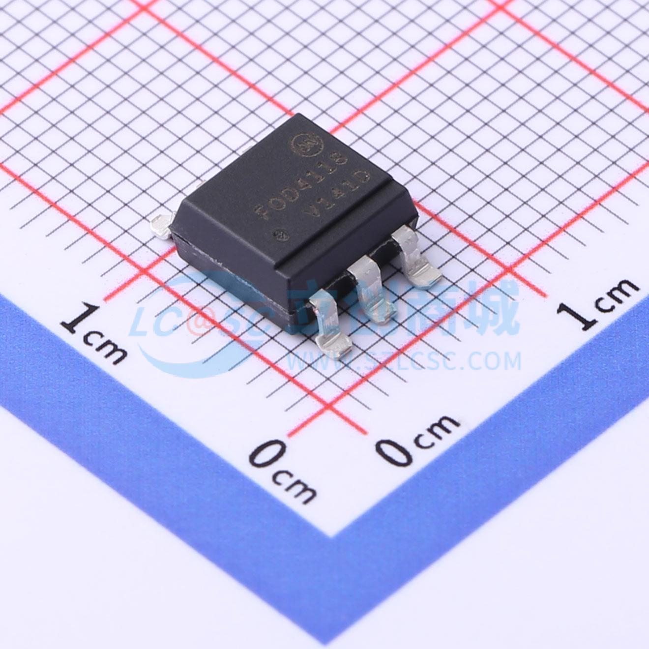 FOD4118SDV SMD-6P 可控硅输出光耦 ON(安森美)全新原装 电子元器