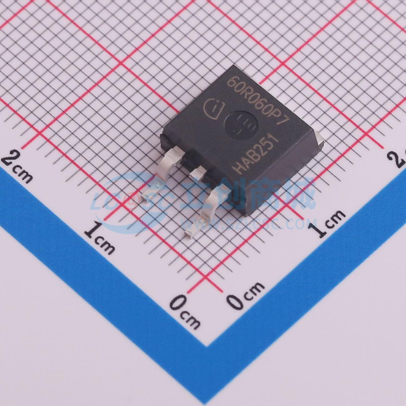 IPB60R060P7ATMA1 TO-263-3 场效应管(MOSFET) 全新进口原装 电子