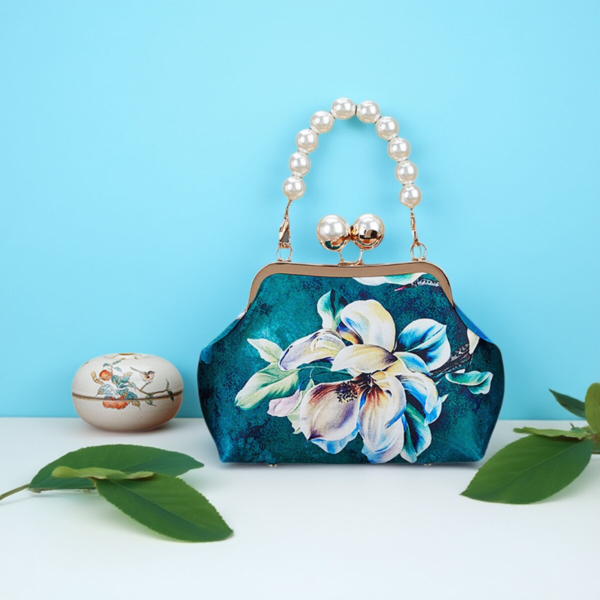 丝绸手工小包MYJAM/咪匠斜挎包