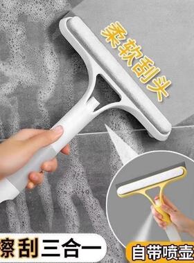 擦玻璃神器家用玻璃刮三合一刮水板保洁专用镜子工具清洁台面擦窗
